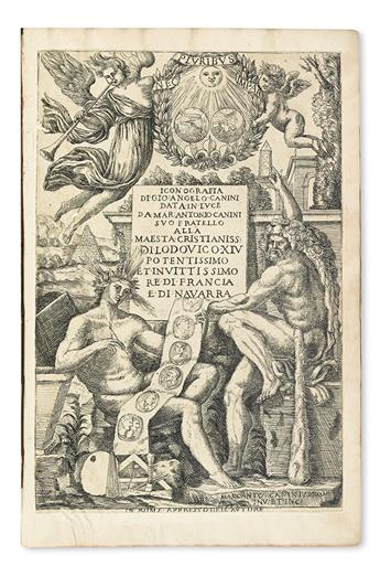CANINI, GIOVANNI ANGELO. Iconografia; cioe, Disegni dImagini de Famosisimi Monarchi, Regi, Filosofi, Poeti ed Oratori.  1669